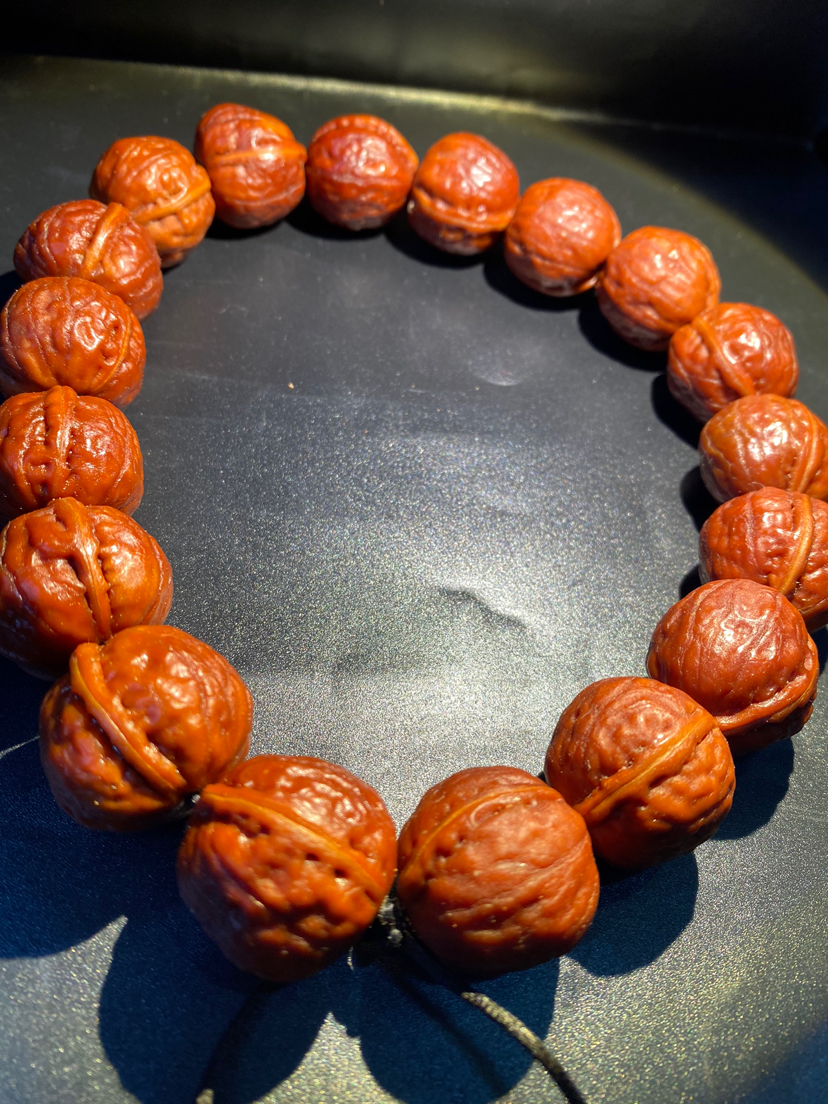 地摊爆款热卖核桃短圆秋子车挂可当手持可当档位挂