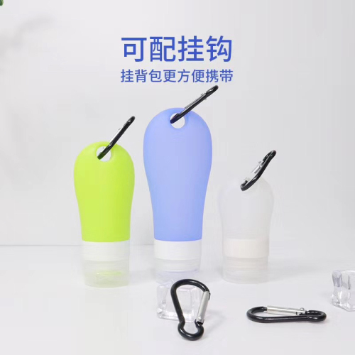 Can Be Equipped with Hook Hand Sanitizer Travel Bottle Travel & Outdoor Storage Bottle with Hole Silica Gel Packaging Bottle