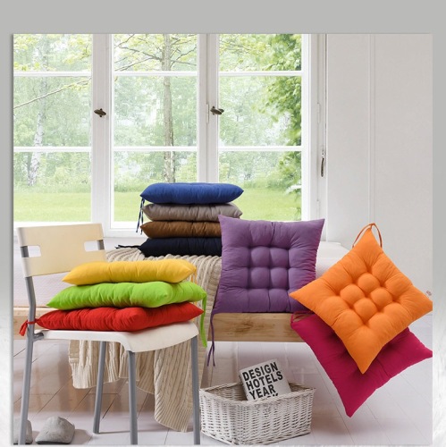 Solid Color Sanding Sofa Cushion Chair Cushion