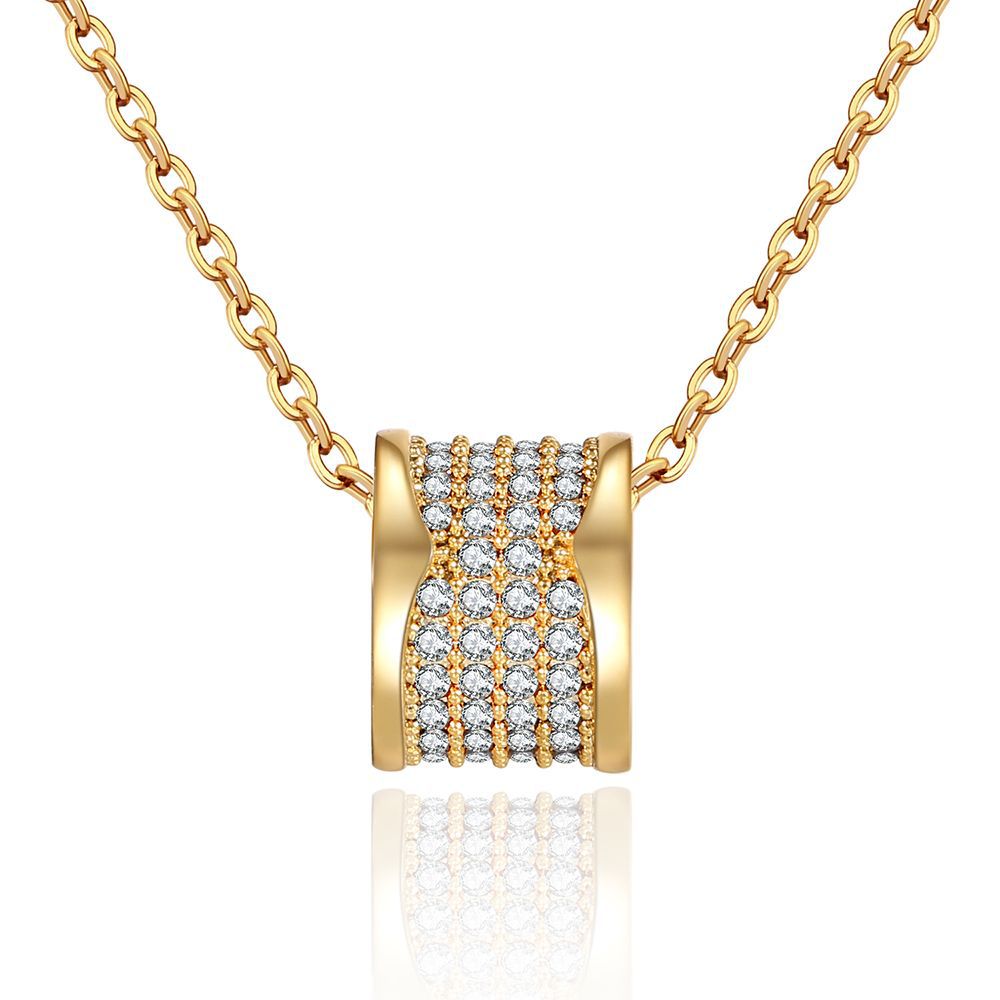 跨境专供时尚潮流小蛮腰项链女环保铜项链气质优雅锁骨链个性项饰