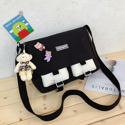 Japan Style Women Shoulder Messenger Bag Cute Waterproof Nylon Fashion  Crossbody Bag Handbags Large Capacity Travel Purse