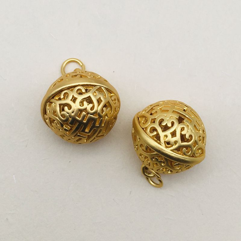 厂家直销diy合金饰品配件项链发夹婚庆喜字服饰材料响铃铃铛