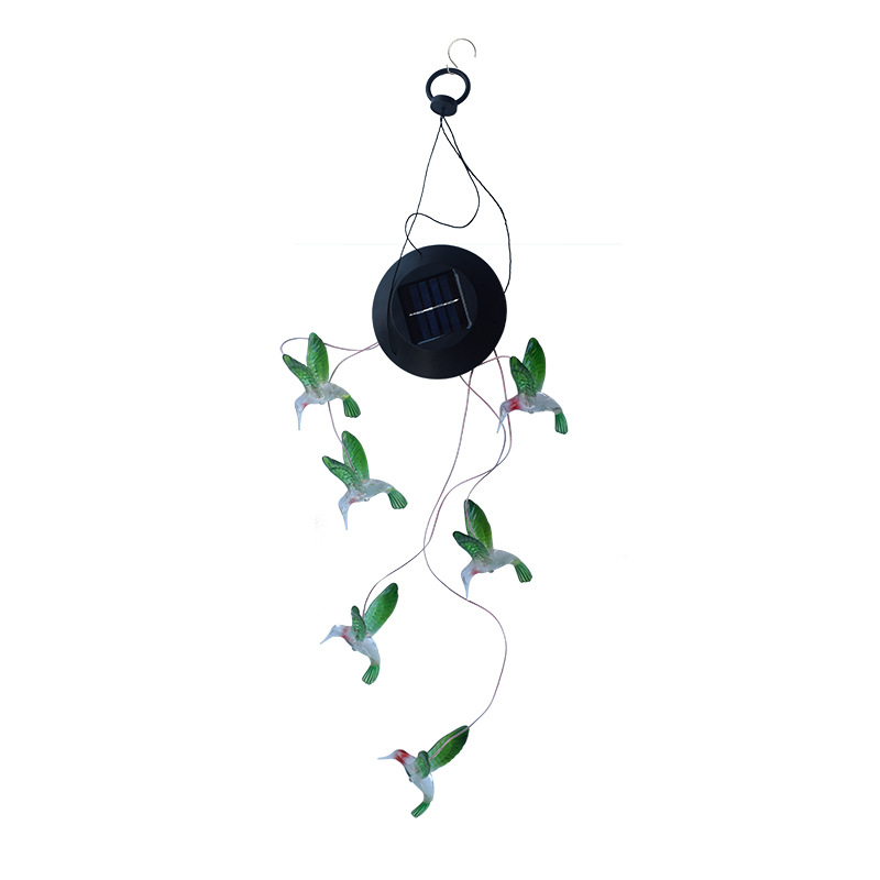 跨境太阳能风铃灯礼品灯LED花园挂灯庭院灯照明工业室外灯