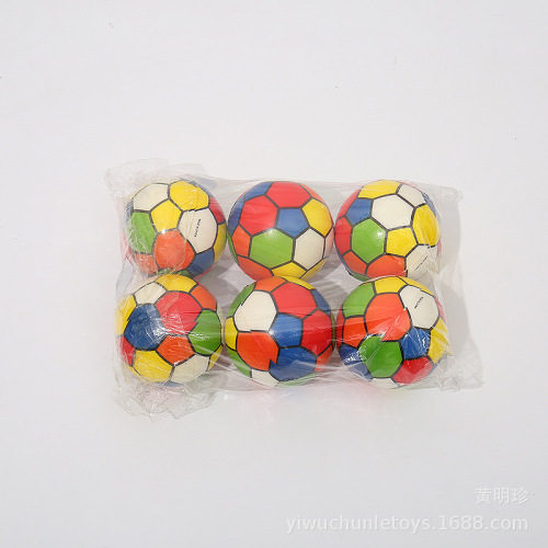 factory direct sales 10cmpu ball sponge square football pressure foam ball children‘s toy ball domestic sales foreign trade