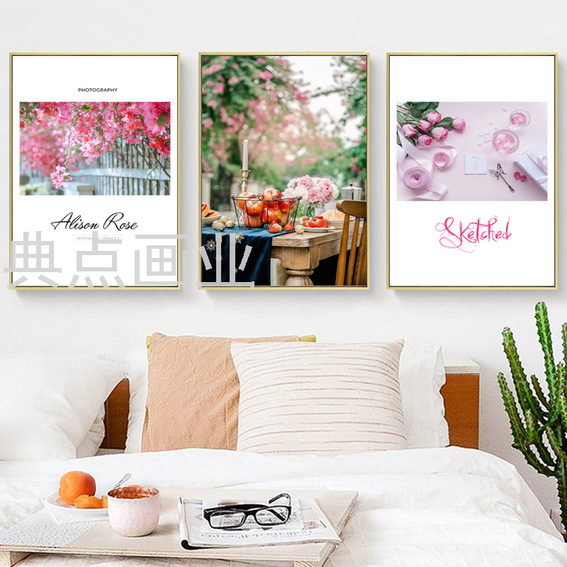 现代简约餐厅墙画装饰画，客厅走廊温馨墙画装饰画