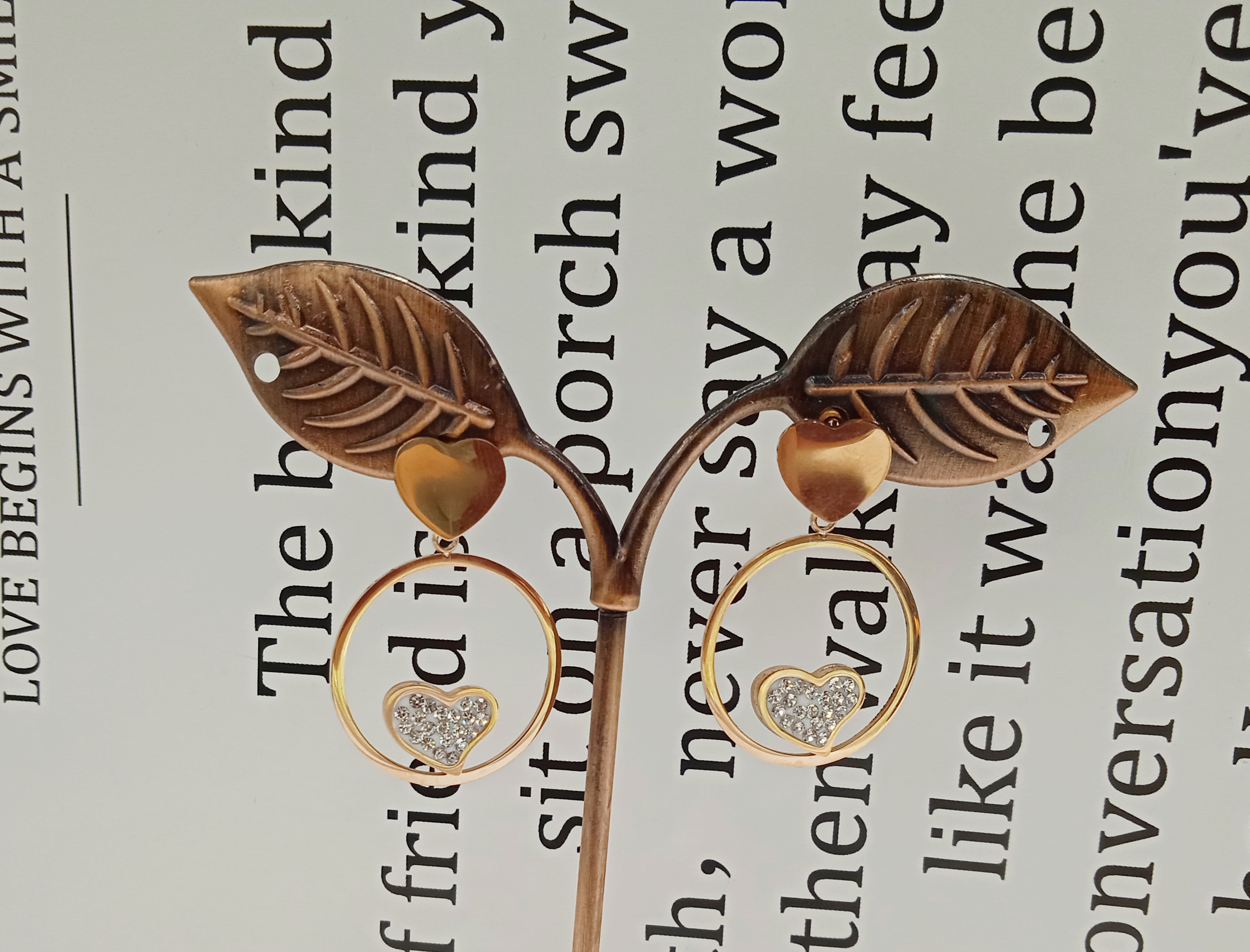 韩版钛钢长款耳环 钛钢耳环 长款耳钉  泥巴钻耳环 防过敏