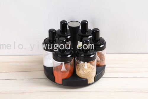 rotating seasoning jar （6pcs） 304