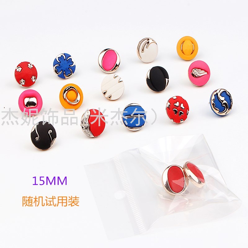 跨境货源链彩色耳钉少女潮流气质耳饰个性显瘦高级感耳坠饰品耳环