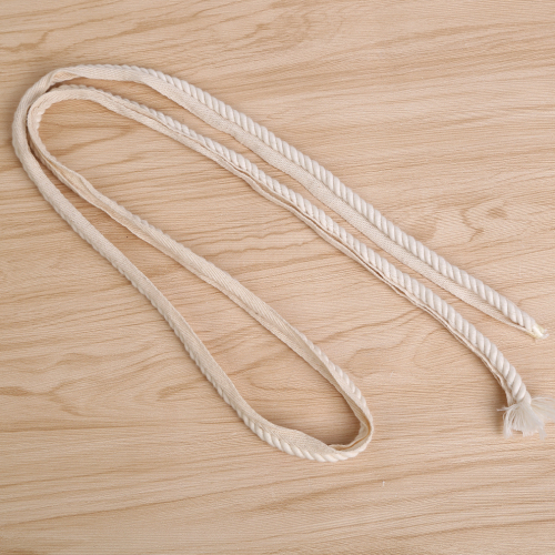 three-strand cotton thread， hand-woven twist decorative rope thick rope pure cotton cotton mother and child belt， can be dyed and customized