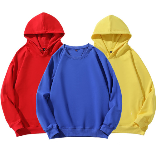 autumn and winter hooded sweater customized advertising shirt round pullover t-shirt work clothes party casual shirt printed logo