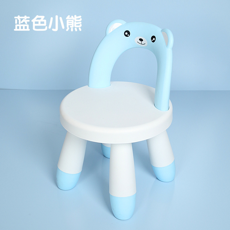 厂家直销创意儿童靠背矮凳 家用幼儿换鞋凳学习读书塑料小板凳