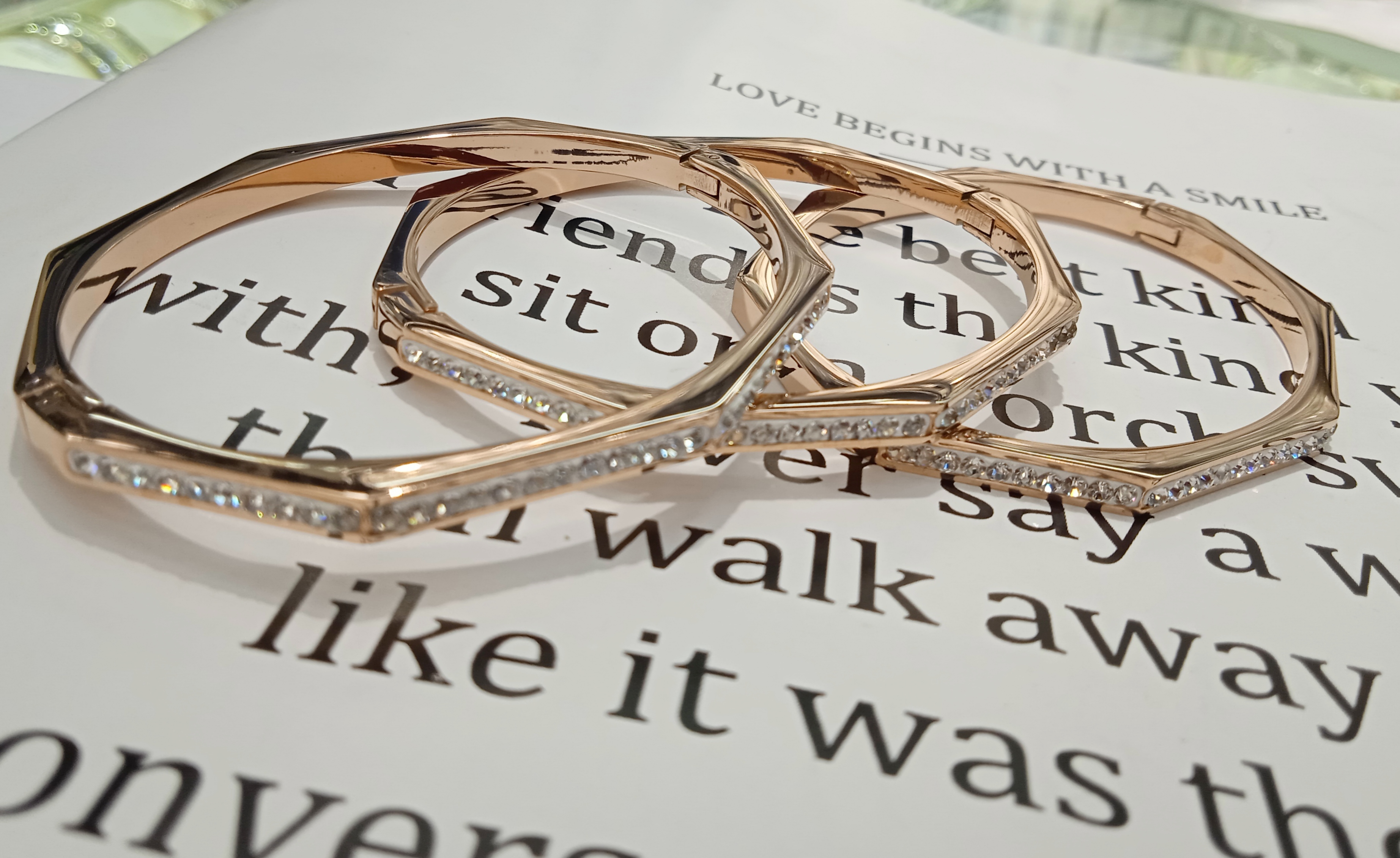 钛钢六边形手镯钛钢热销饰品首饰 网红时尚手环