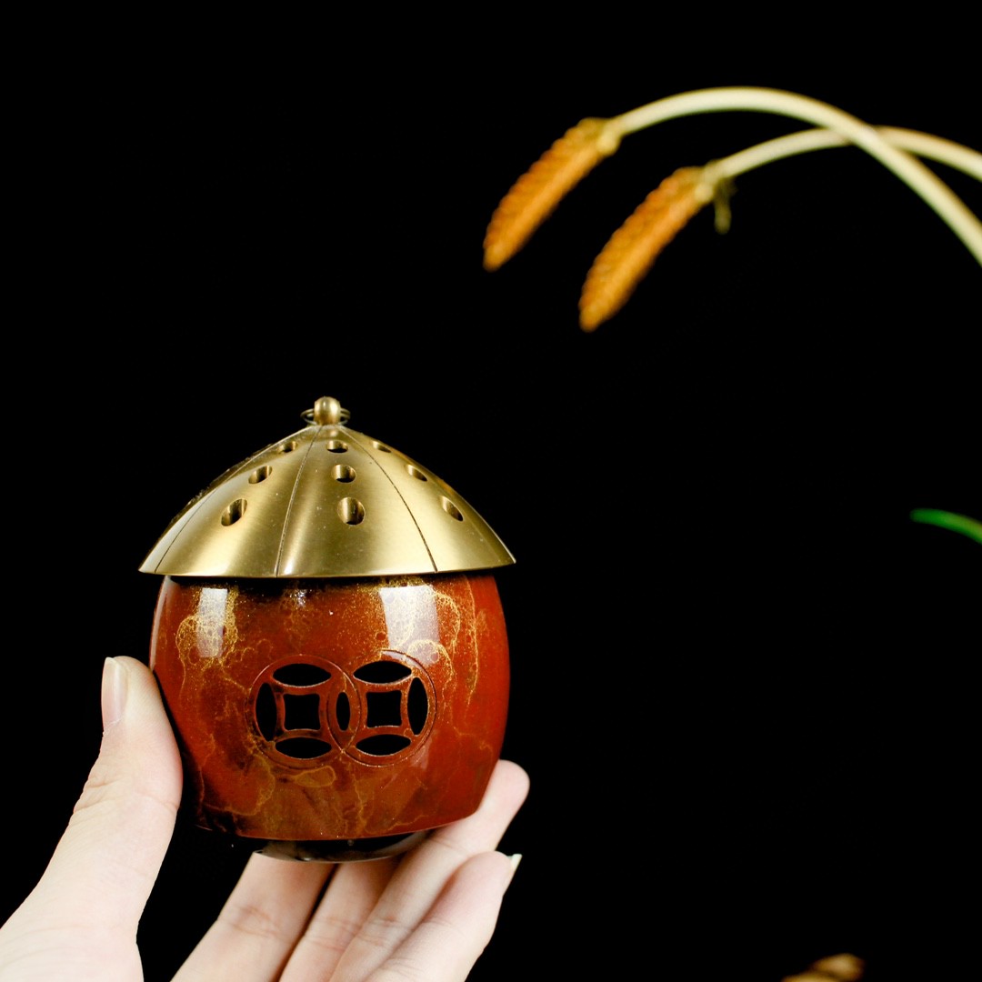 2021年芸亭新款音乐大丰收吊熏炉蓝牙送礼精美包装家具摆件装饰