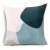 Blue Color Geometric Stripe Pattern Nordic Pillow Cover Cushion Simple Model Room Polyester Throw Pillow Sofa Cushion Cover