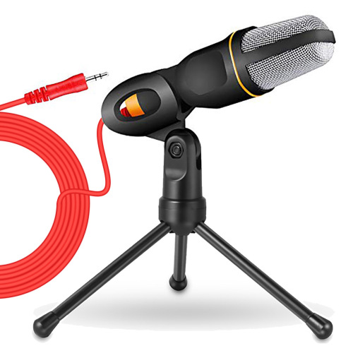 Anchor High-Profile Figure Computer Cellphone Live Karaoke Microphone Handheld Condenser Conference Microphone with Tripod Bracket