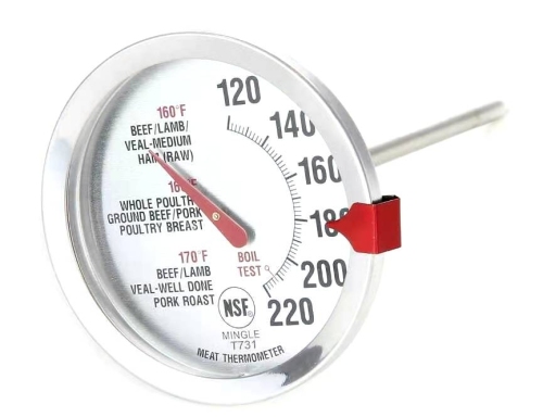 wholesale supply metal food thermometer