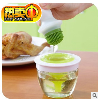 BBQ Silicone Brush Oil Bottle TV Product New Exotic Creative Product Simple DIY Barbecue Baking Brush