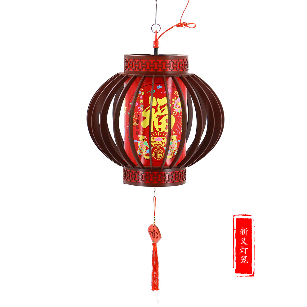 仿古实木插电可旋转灯笼中国风火锅店餐厅走廊装饰宫灯