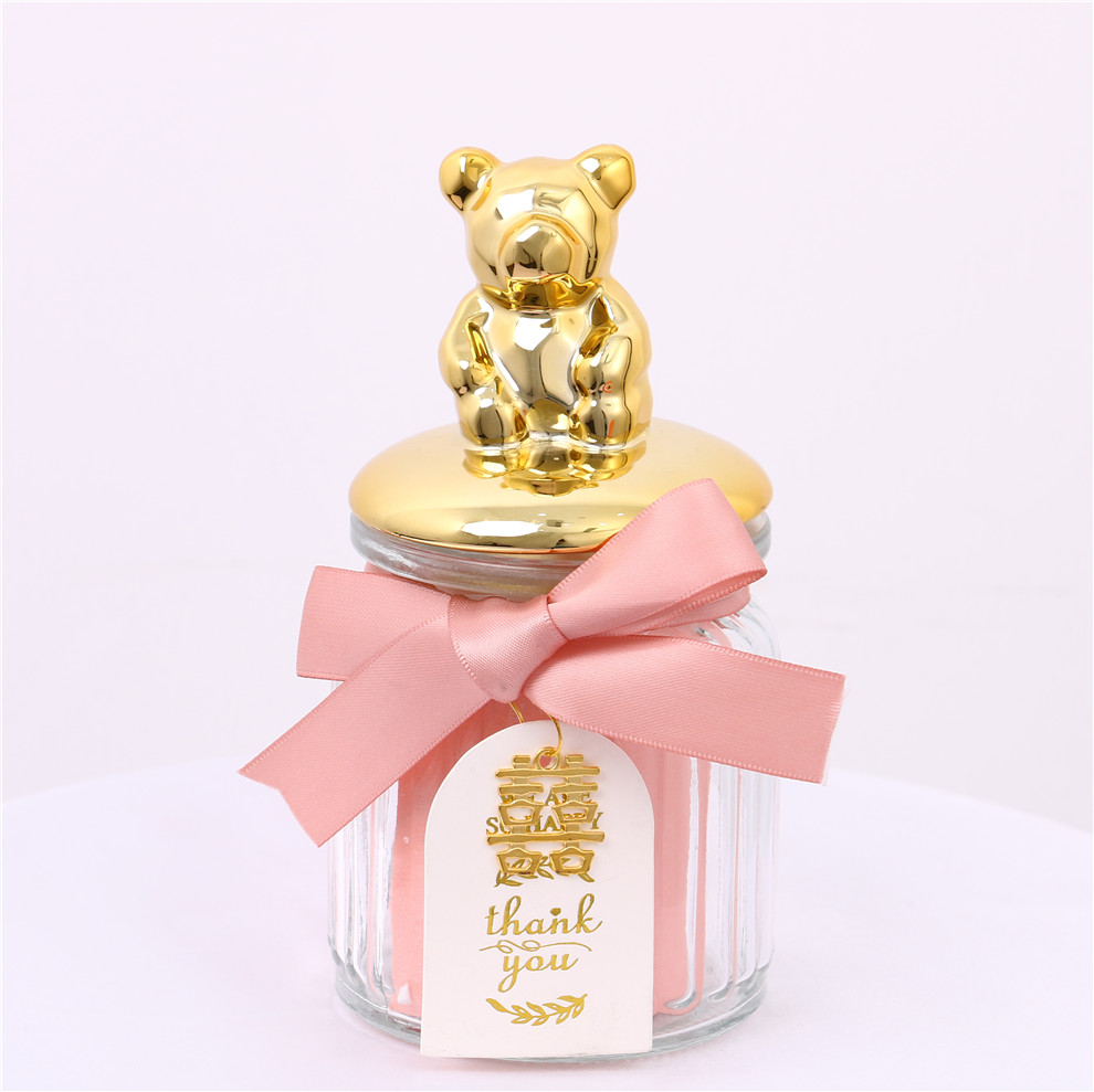 婚庆糖果盒结婚喜糖盒创意透明玻璃喜糖罐高级婚礼伴手