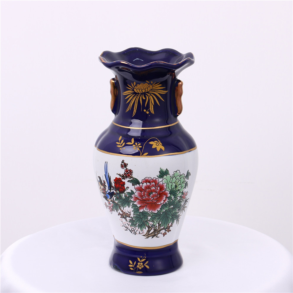 精美陶瓷器花瓶家居饰品瓷瓶大号客厅插花工艺品中式仿古摆件
