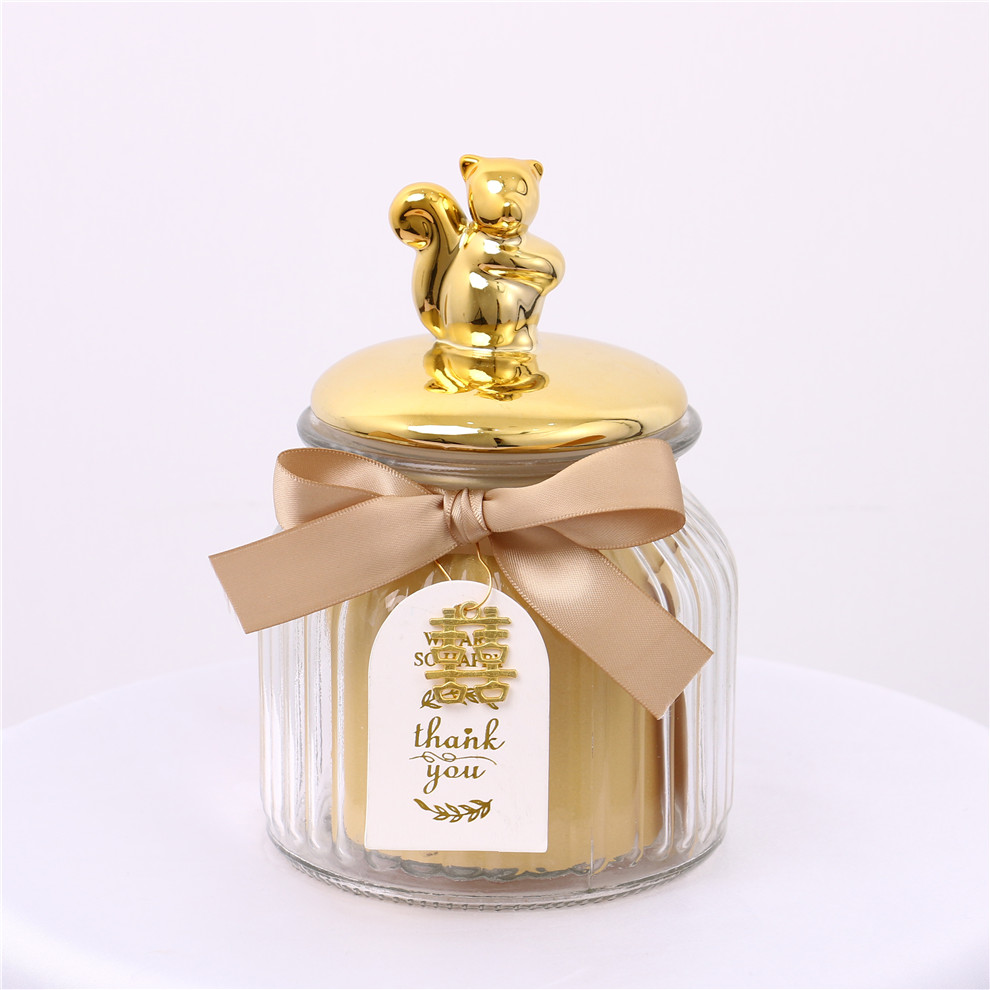 结婚喜糖盒欧式糖果盒创意透明玻璃喜糖罐高级婚礼伴手