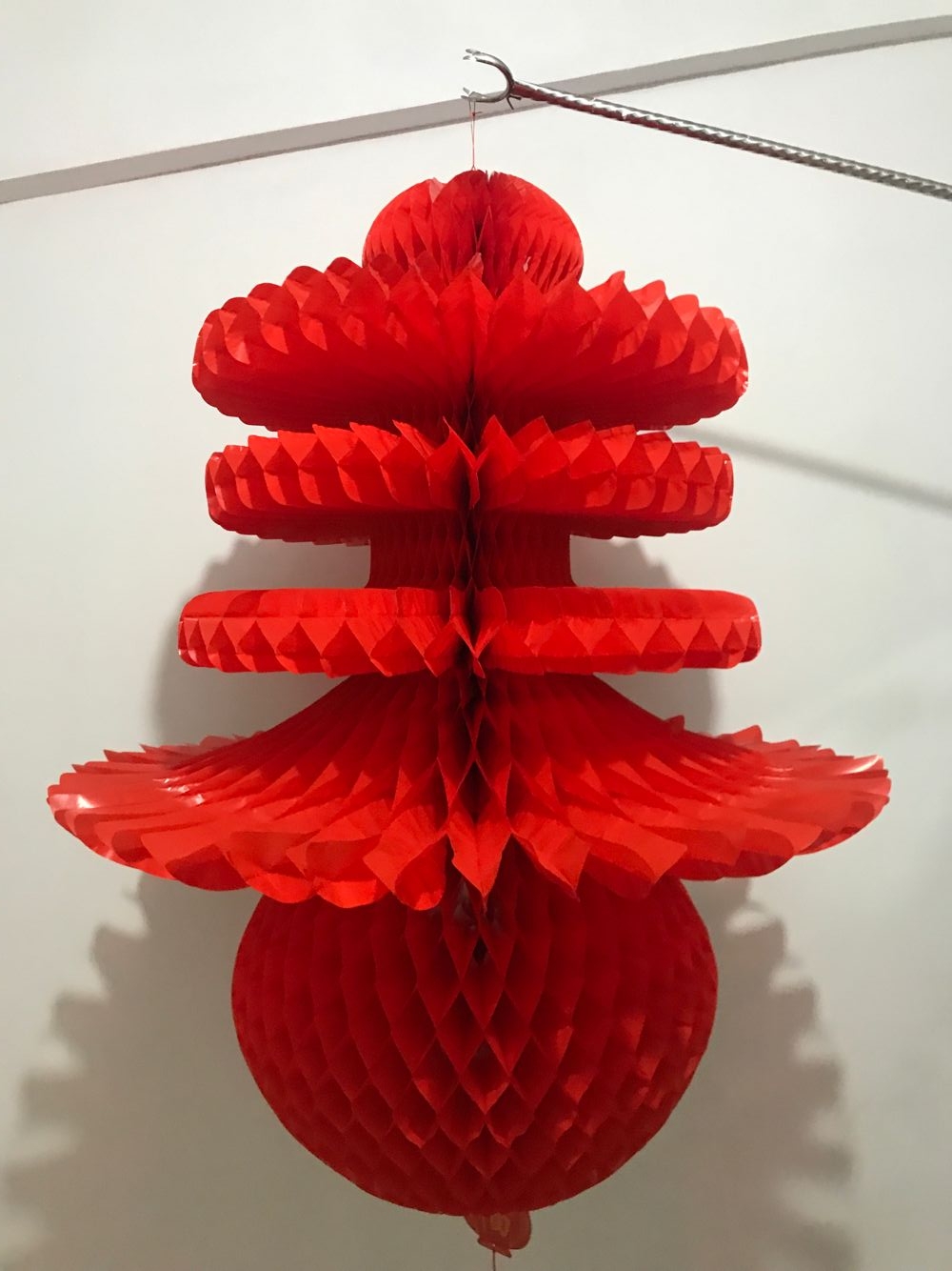 塑纸蜂窝灯笼  春节喜庆挂饰灯笼  超大号蜂窝灯笼