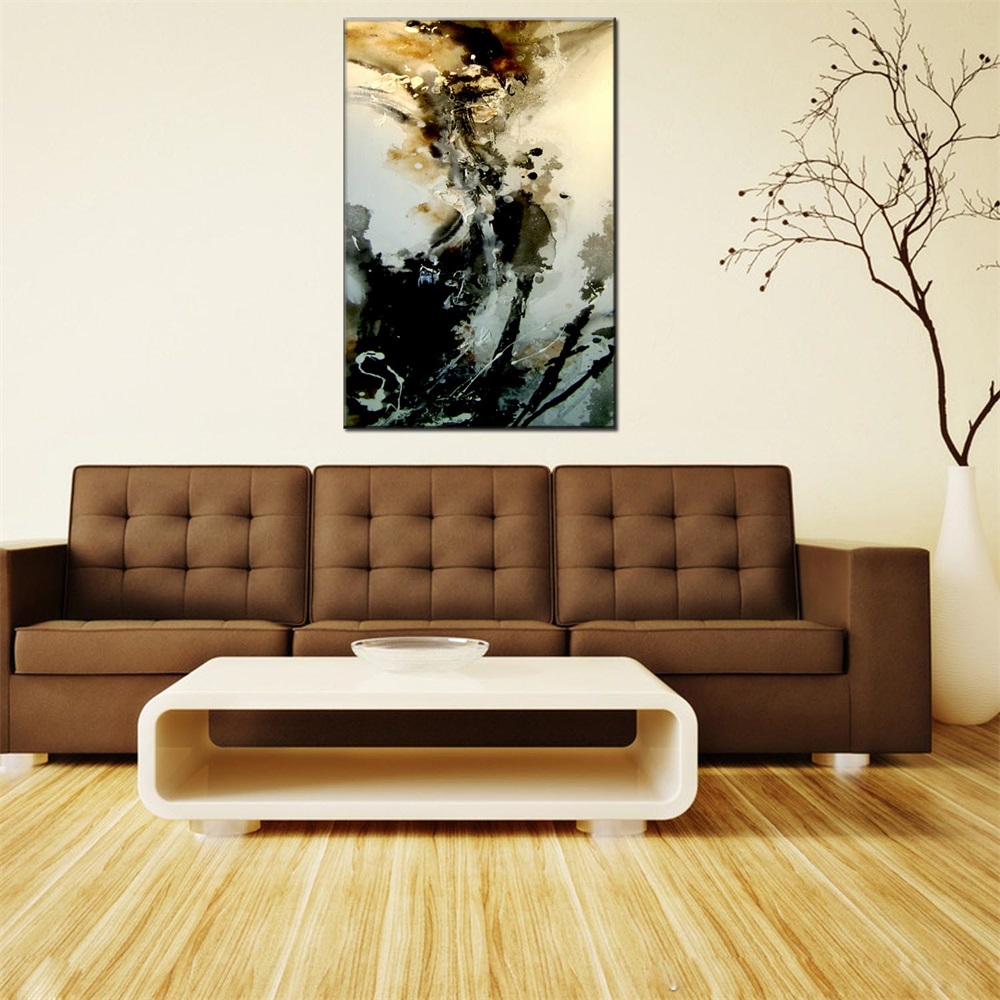 厂家直销餐厅装饰画客厅沙发背景墙画手绘装饰油画轻奢风玄关画