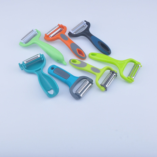 Factory Direct Supply Multi-Functional Peeler Three-in-One Rotary Peeler Kitchen Tools Fruits Plane Wholesale 