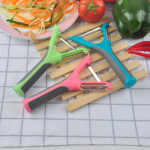 Factory Direct Supply Stainless Steel Peeler Creative Dual-Use Peeler Melon Fruit Planer Kitchen Tools Wholesale