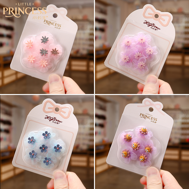 女童发帖可爱魔法发饰蝴蝶结刘海贴粘宝宝发贴儿童魔术贴发饰头饰