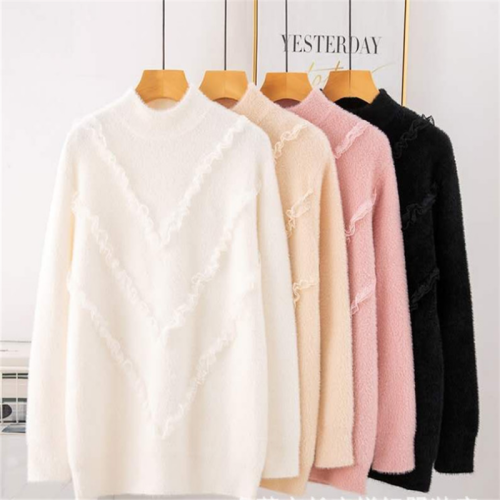autumn and winter new knitwear women‘s korean-style foreign trade women‘s knitwear tail goods women‘s pullover sweater stall wholesale