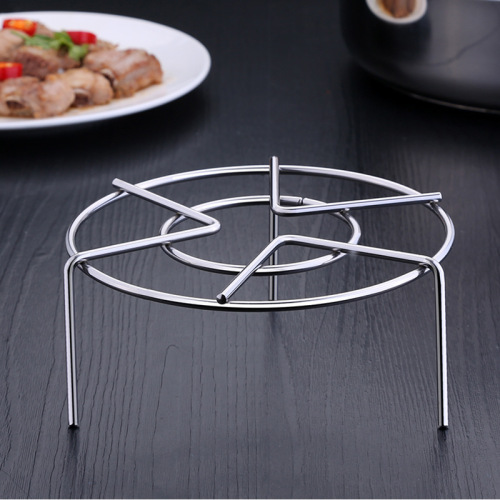 Hot Sale Steaming Rack Steamed Fish Rack Tripod Steaming Plate Pieces Stainless Steel Pot Rack