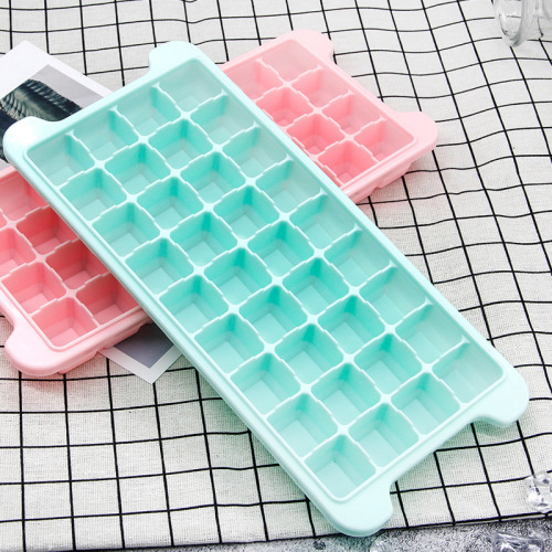 Silicone Ice Tray 24 Grid 36 Grid with Lid Household Ice Box Ice Mold Chocolate mold Food Supplement Box Cake Baking