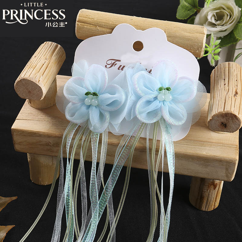 儿童发饰可爱蝴蝶结汉服头饰古装发夹小女孩夹子女宝宝头花发卡