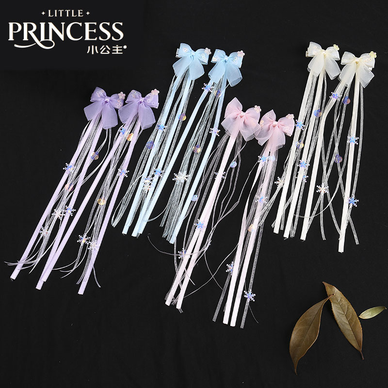 儿童发饰可爱蝴蝶结汉服头饰古装发夹小女孩夹子女宝宝头花发卡