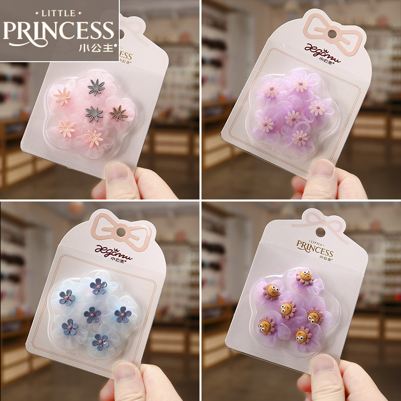 女童发帖可爱魔法发饰蝴蝶结刘海贴粘宝宝发贴儿童魔术贴发饰头饰