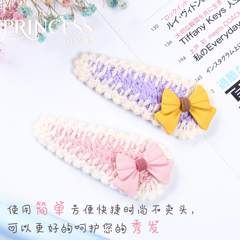 发夹女韩国ins 新款侧边夹子头饰后脑勺日韩刘海夹发饰蝴蝶结发卡