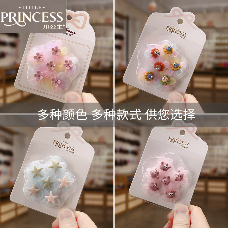 女童发帖可爱魔法发饰蝴蝶结刘海贴粘宝宝发贴儿童魔术贴发饰头饰