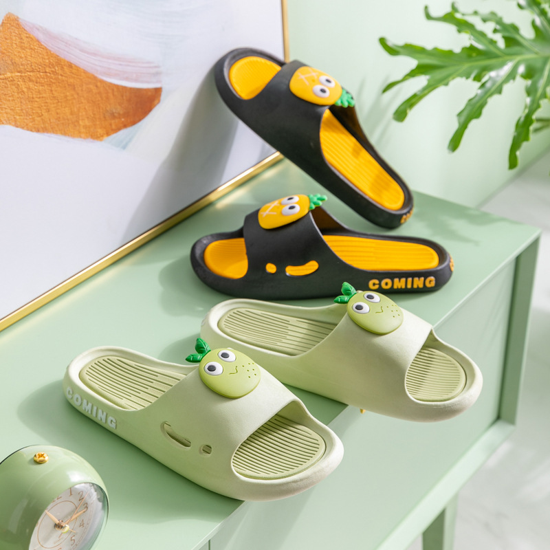 2021新款水果情侣拖鞋 男女同款室内家用卡通拖浴室洗澡拖鞋批发