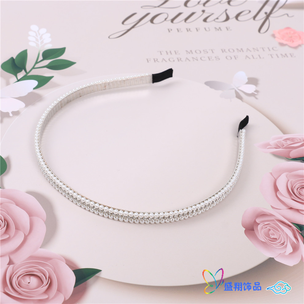 复古珍珠发箍女百搭外出压发卡头箍头饰气质发饰