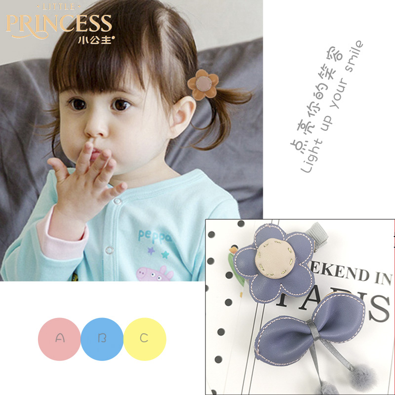 大蝴蝶结发夹韩板时尚鸭夹后脑勺发卡女孩气质刘海侧边夹头饰夹子