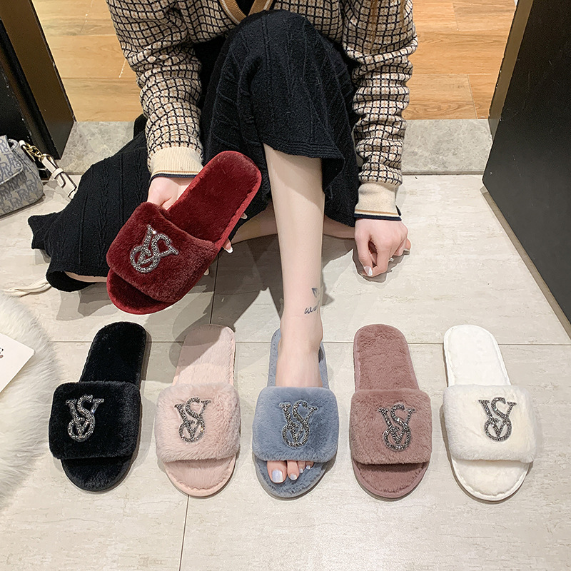 fluffy slippers online