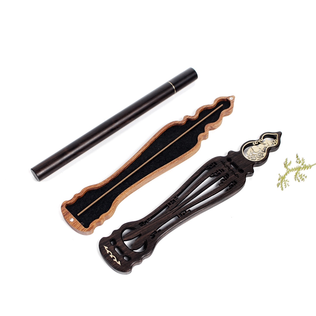 2021芸亭工艺最新品葫芦香盒香管两件套企业伴手礼可刻字手提袋