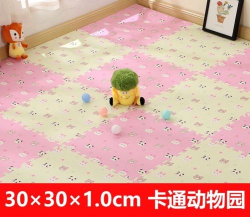 Foam Splicing Floor Mat Environmental Protection Crawling Mat one-Piece Delivery Factory Direct Wholesale Thickened Household Children Cartoon Pad