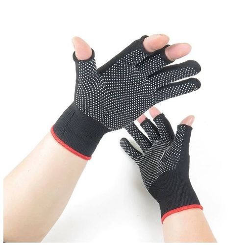 thickened nylon point plastic gloves dispensing dew three fingers two fingers half finger packing warehouse take-out courier carrying and driving
