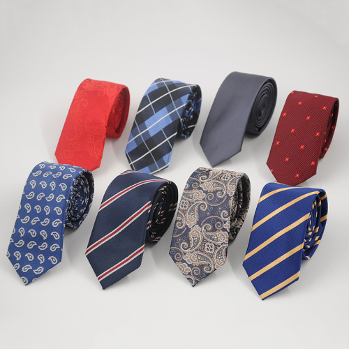 Factory Wholesale Men‘s Korean-Style Fashion Formal Wear Casual Narrow Collar Arrow Tie Glossy Elegant Comfortable Gentleman Tie