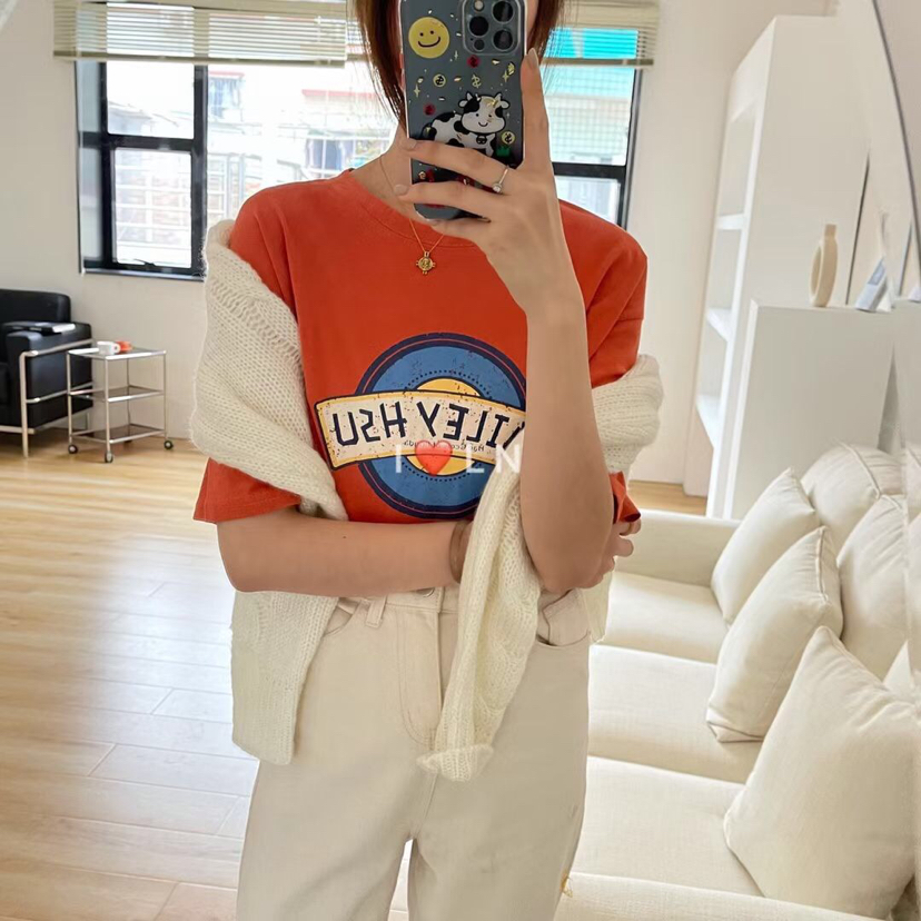 第七公社情侣短袖t恤潮流复古衣服男情侣装夏装ins潮上衣宽松休闲