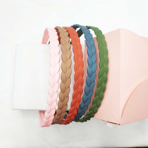 Korean Style Hair-Pressing Woven Frosted Headband Women‘s Face Washing toothed Non-Slip Simple Hair Accessories 1.2cm Wide