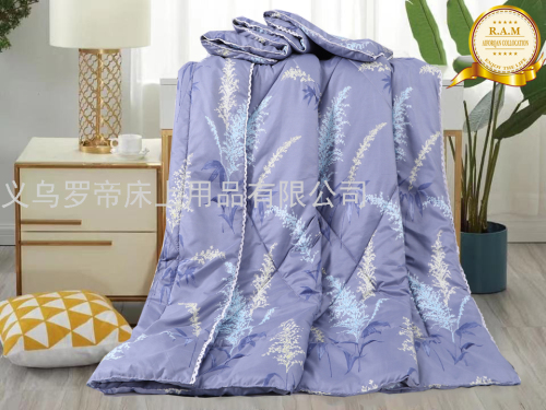 Summer Ice Silk Summer Quilt Air Conditioning Quilt Polyester summer Cool Quilt Mordale Summer Quilt Single Double Quilt Core Summer Thin Quilt