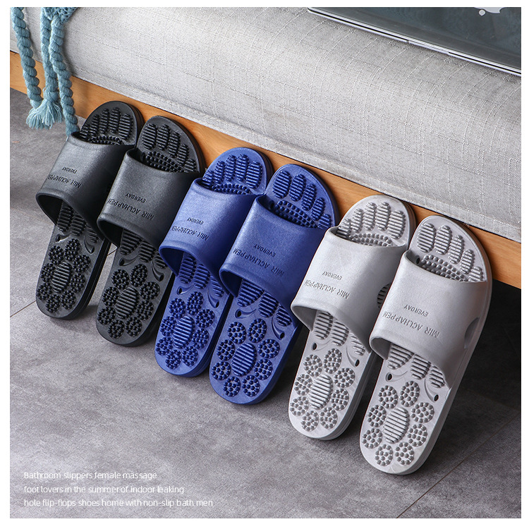 按摩拖鞋-酒店足浴洗澡按摩拖鞋夏季居家情侣拖鞋男室内浴室拖鞋
